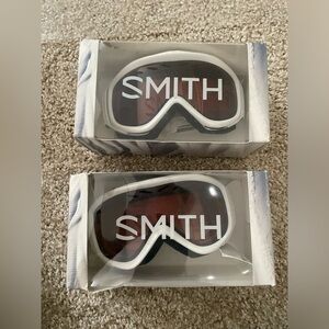 White Smith ski goggles x2 adults
